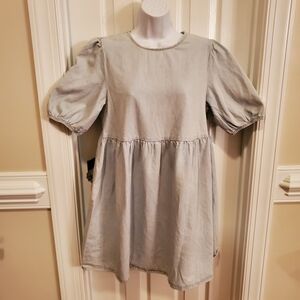 New Look- Denim- Mini Dress-  Sz. 8